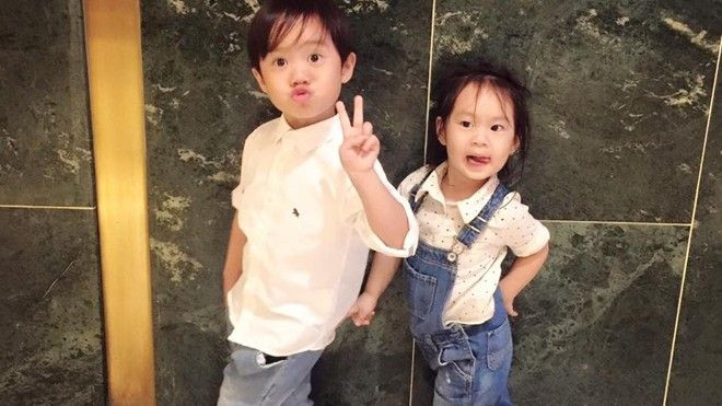 Cặp anh em đối nghịch đáng yêu Rio và Cherry nhà Lý Hải - Minh Hà Ảnh 2