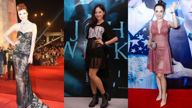 Loạt sao Việt khiến người hâm mộ khó chịu vì lộ nội y Ảnh 2