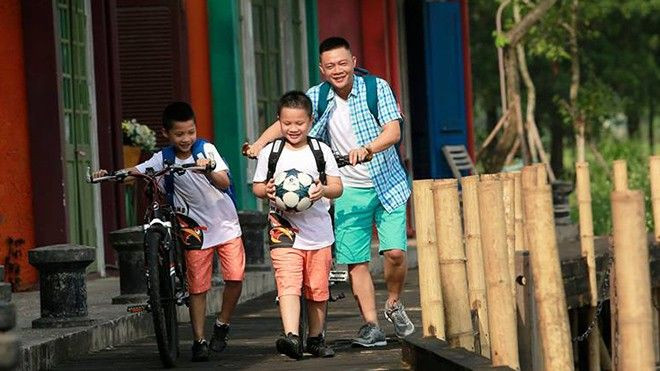 BTV Quang Minh bình yên bên các con ngày 1/6 Ảnh 2