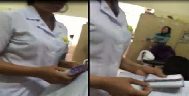 Cán bộ viện K tay cầm xấp phong bì bị đình chỉ công tác Ảnh 2