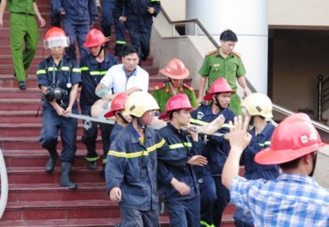 Cháy Đài truyền hình Hải Phòng, một trưởng phòng tử vong Ảnh 2