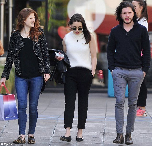 emilia clarke kit harrington rose leslie 2