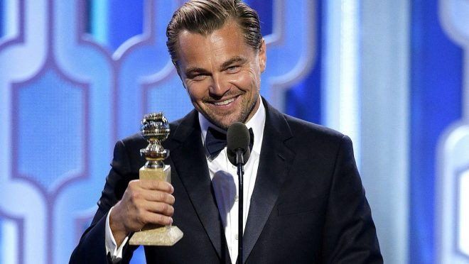 Nam diễn viên vừa đoạt giải Oscar Leonardo Dicaprio.