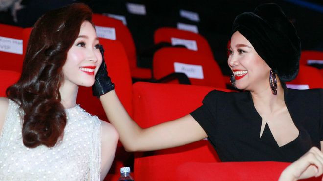 Hoa hậu Đặng Thu Thảo dịu dàng bên Thanh Hằng đầy cá tính Ảnh 2