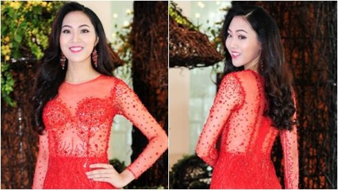 Hoa khôi Diệu Ngọc xuất hiện lộng lẫy sau đăng quăng Ảnh 2