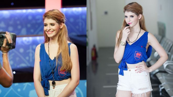 Andrea gợi cảm hết cỡ 'cháy' cùng Euro 2016 Ảnh 2