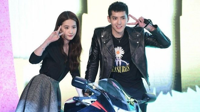 Lưu Diệc Phi và Ngô Diệc Phàm được khen đẹp đôi Ảnh 2