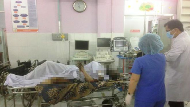 Một bác sỹ Bệnh viện Đan Phượng đổ xăng tự thiêu Ảnh 2