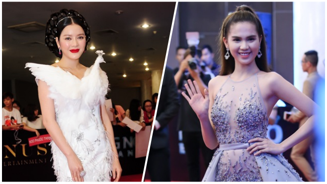 Lý Nhã Kỳ - Ngọc Trinh nổi bần bật, quả không hổ danh 'nữ hoàng thảm đỏ' Ảnh 2