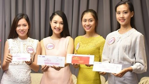 18 thí sinh Hoa hậu Việt Nam bước vào vòng thi 'Người đẹp Nhân Ái' Ảnh 2