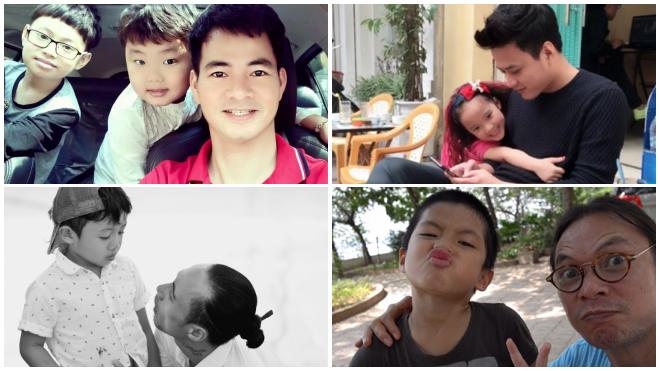 Những ông bố không đẹp 'ngời ngời' vẫn chuẩn 'soái ca' của showbiz Việt Ảnh 2