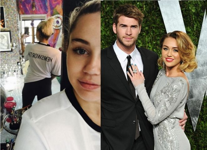 Miley Cyrus mặc áo Liam Hemsworth, một lần nữa đập tan tin đồn chia tay Ảnh 2