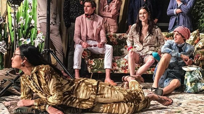 Chưa đến mùa fashion show, Trang Khiếu vẫn 'trúng đậm' tại Ý Ảnh 2