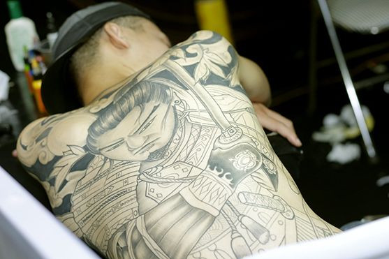 Ấn tượng với những hình xăm 'khủng' trong Đại hội tattoo Quốc tế đầu tiên ở Hà Nội Ảnh 2