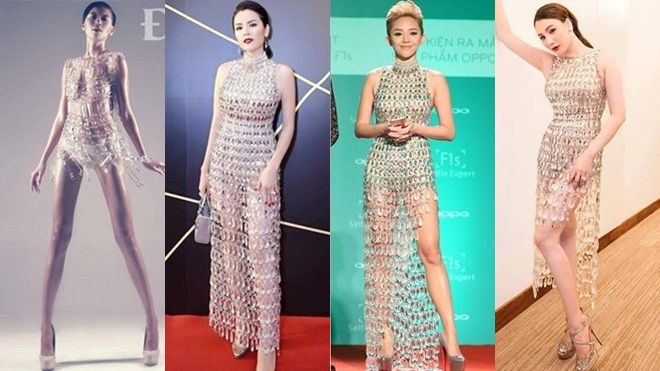 Váy pha lê của Lưu Ngọc Kim Khanh có gì mà tới 4 phiên bản? Ảnh 2
