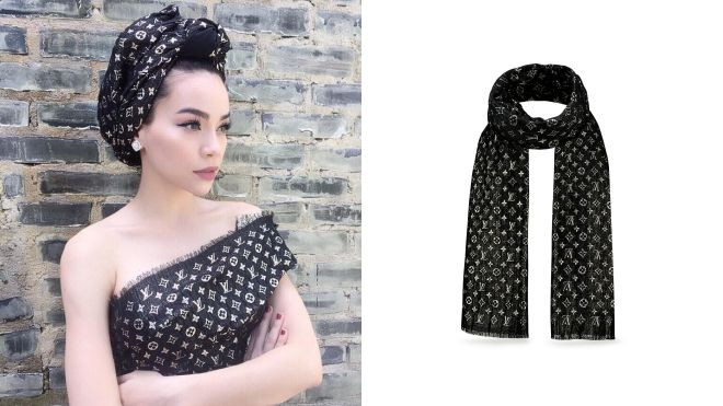 Ngả mũ vì độ chịu chơi của Hồ Ngọc Hà với trang phục được làm từ khăn quàng cổ Ảnh 2