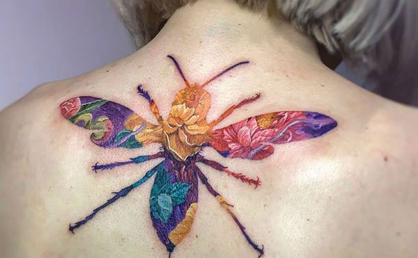 Double exposure - thú chơi mới của dân tatoo Ảnh 2