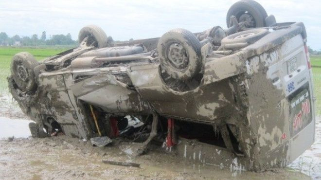 Bố tử vong trên đường chở con gái dự thi THPT quốc gia Ảnh 2