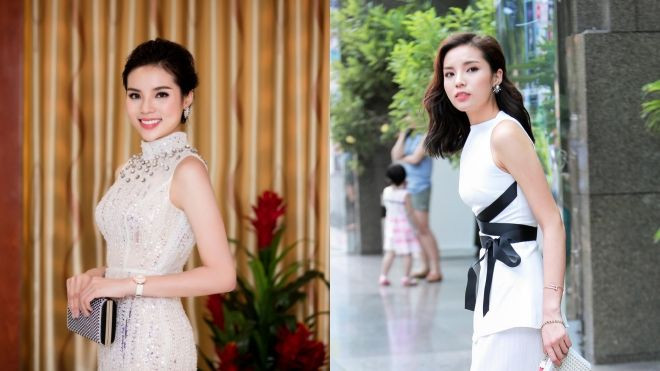 Hoa hâu Kỳ Duyên 'toát mồ hôi' chạy show Bắc - Nam trong 1 ngày Ảnh 2