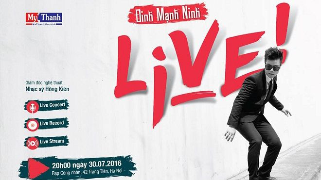 Đinh Mạnh Ninh táo bạo thực hiện live concert thu âm trực tiếp Ảnh 2