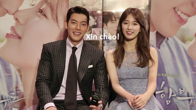 Kim Woo Bin, Suzy gửi lời chào tiếng Việt đến khán giả 'Yêu không kiểm soát' Ảnh 2