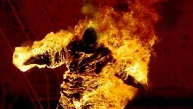 Hà Tĩnh: Chồng đổ xăng thiêu sống vợ trong cơn say Ảnh 2