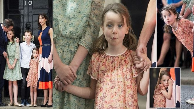 Ngất ngây với công chúa nhỏ siêu cute của cựu Thủ tướng Anh Ảnh 2