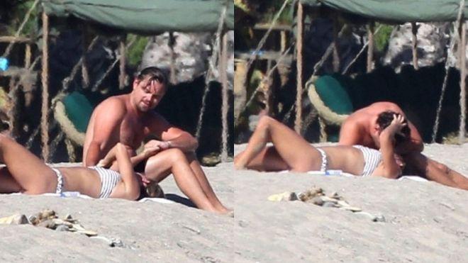 Leonardo DiCaprio độ hot không giảm khi khóa môi tình trẻ trên bãi biển Ảnh 2