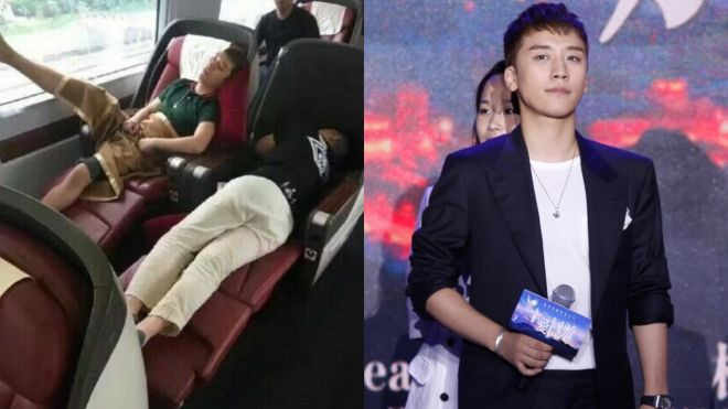 Seungri (Big Bang) xin lỗi vì dáng ngủ khó đỡ ở Trung Quốc Ảnh 2