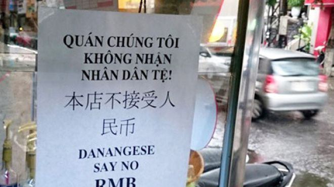 Dân Đà Nẵng treo bảng không nhận tiền Trung Quốc Ảnh 2