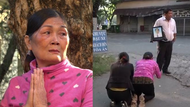 Mẹ Vũ Văn Tiến vái lạy cầu xin gia đình nạn nhân vụ thảm sát ở Bình Phước tha thứ Ảnh 2