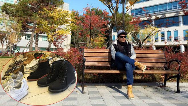 18/7: Soi tủ giày chất chơi của nam diễn viên Hồng Đăng Ảnh 2