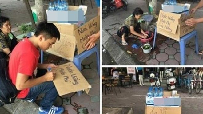 Cụ bà cung cấp nước miễn phí 'cứu nắng' Hà Nội Ảnh 2