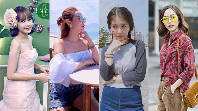 Muôn vẻ cách tạo kiểu từ tóc ngang vai của sao Việt Ảnh 2
