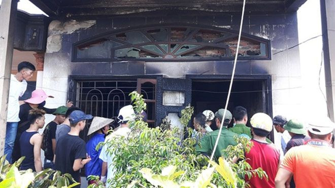 Cháy cơ sở vàng mã, 2 bé trai tử vong Ảnh 2