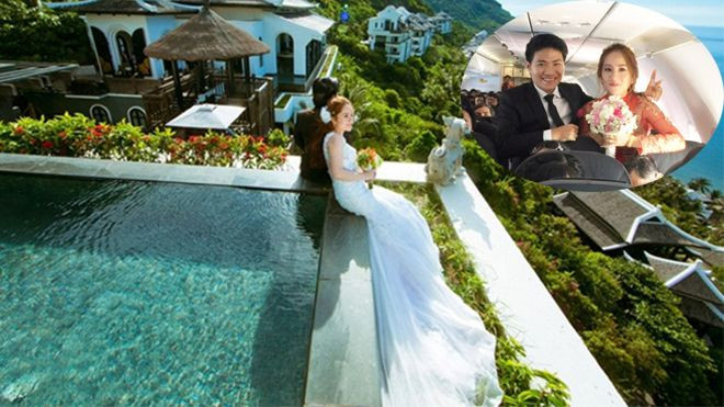 Cô dâu chú rể chi 3 tỷ cho đám cưới, rước dâu bằng máy bay và dàn xe ô tô 25 chiếc Ảnh 2