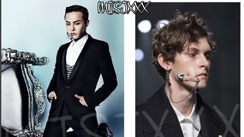 G-Dragon gây choáng khi 'học đòi' mẫu nam Alexander McQueen xỏ khuyên ngang má Ảnh 2