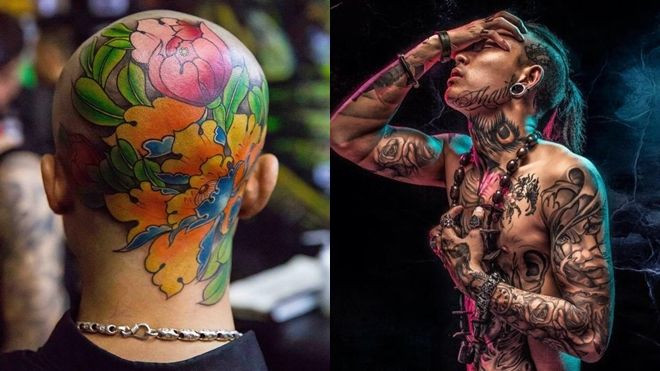 Xăm hình lên mặt và đầu: Chuẩn men mới của giới tattooist Sài thành Ảnh 2