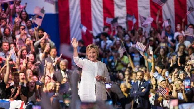 Bà Clinton trở thành nữ ứng viên tổng thống đầu tiên của Đảng Dân chủ Mỹ Ảnh 2