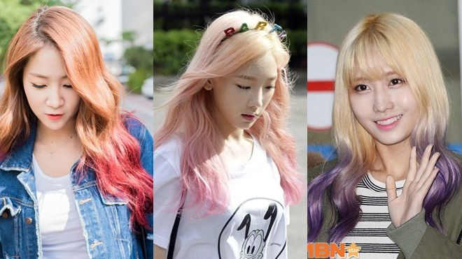 Ngôi sao K-pop nào đang bị 'chinh phục' bởi màu tóc nhuộm ombre nổi bật? Ảnh 2