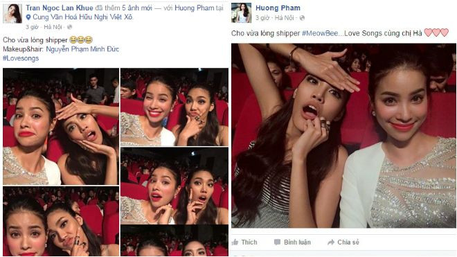 Lần đầu tiên Lan Khuê - Phạm Hương 'môi kề má' đăng ảnh xóa tan tin đồn bất hòa Ảnh 2