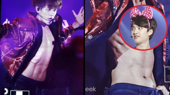 Cuối cùng Baekhyun cũng lộ 6 múi, EXO chỉ còn D.O vẫn ‘kín như bưng’ Ảnh 2