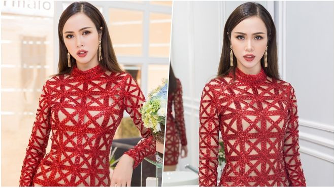 Vũ Ngọc Anh diện váy xuyên thấu 'sang chảnh' tới dự event khai trương Ảnh 2