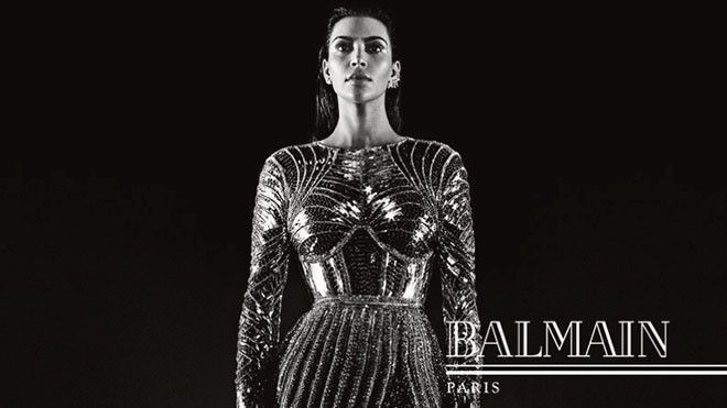 Vợ chồng Kim Kardashian, Kanye West thống lĩnh binh đoàn siêu mẫu của Balmain Ảnh 2