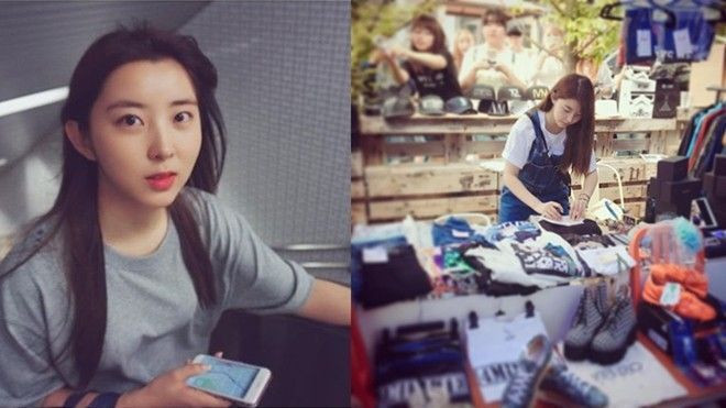 Cựu thành viên 4Minute bị bắt gặp bán đồ cũ ở hội chợ Ảnh 2