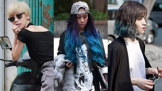 Biến hóa màu sắc trên tóc cùng các stylist nữ làng mốt Việt Ảnh 2