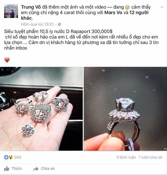 Kem trộn, mỹ phẩm, son môi… xưa rồi - Giờ lên facebook là phải mua… kim cương! Ảnh 4