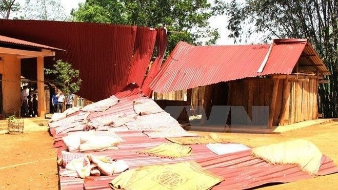 2 người chết, 3 người bị thương do giông lốc và sét đánh ở Lào Cai Ảnh 2