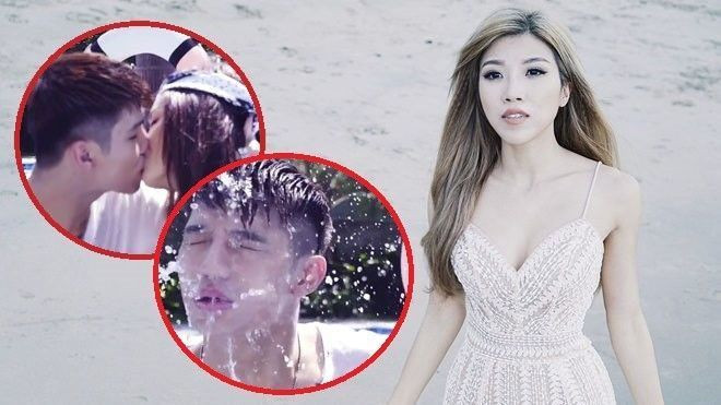 Trang Pháp thẳng tay tạt nước vào Cường Seven vì dám… hôn MLee Ảnh 2