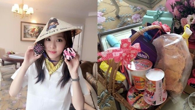 Vừa đến Sài Gòn, Dara (2NE1) háo hức khoe vừa được fan Việt tặng cơm cháy, mì tôm Ảnh 2